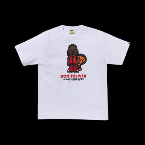 BAPE x Cactus Jack x Don Toliver Milo Tee 'White'