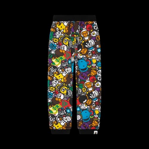 BAPE Milo All Safari Sweat Pants 'Multicolor'