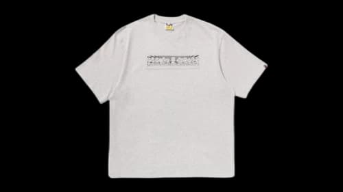 BAPE Baby Milo Graphic Relaxed Fit Tee (FW25) Gray