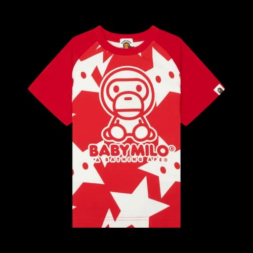 BAPE Milo STA Raglan Tee 'Red'