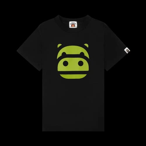 BAPE Milogram Friends Tee 'Black/Green'