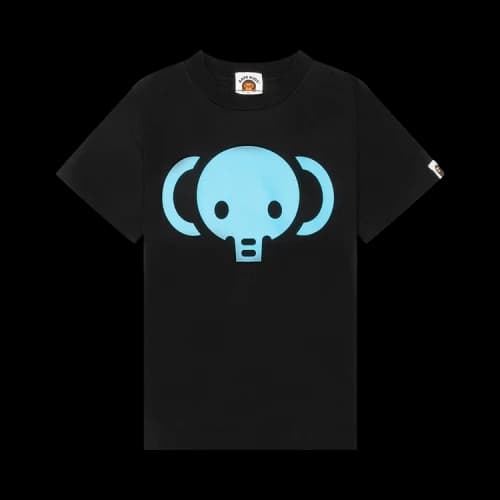 BAPE Milogram Friends Tee 'Black/Sax'