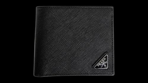 Prada Saffiano Leather Wallet Black