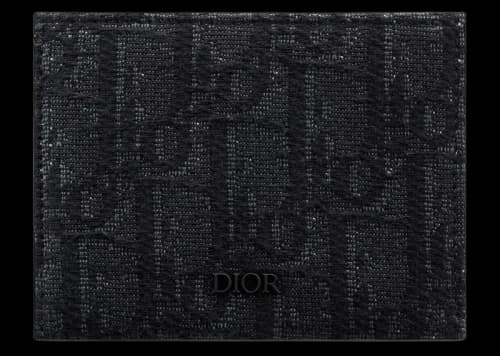 Dior Oblique Card Holder Black