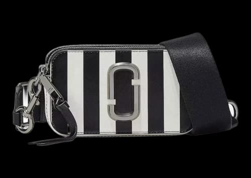 Marc Jacobs The Striped Snapshot Black/White