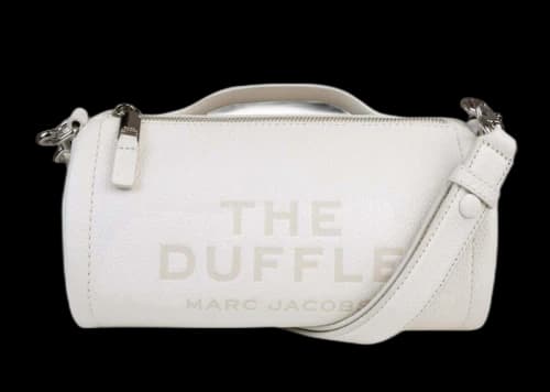 Marc Jacobs The Leather Duffle Bag White