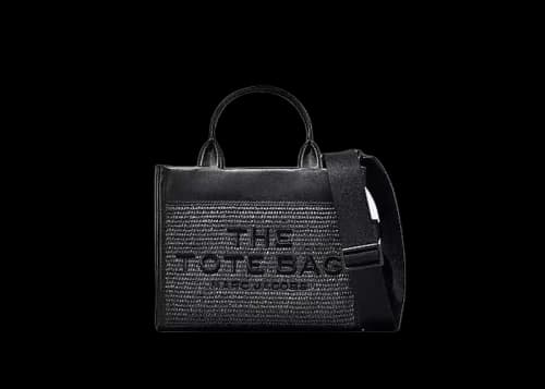 Marc Jacobs The Woven DTM Small Tote Bag Monochrome