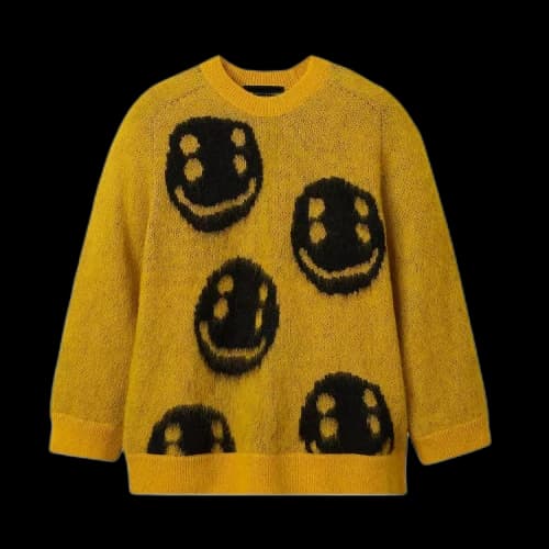 Cactus Plant Flea Market x Marc Jacobs Smiley Sweater 'Orange/Black'