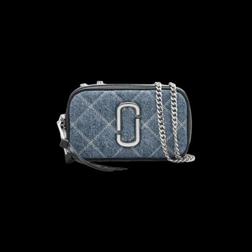 Marc Jacobs The Softshot Quilted Denim Bag 'Light Wash'