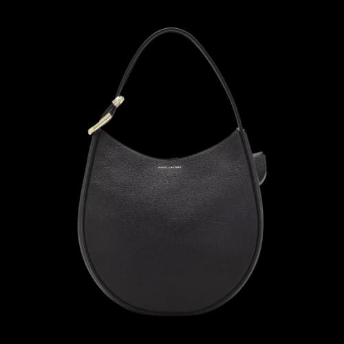 Marc Jacobs Leather Dual Large Hobo Bag Black