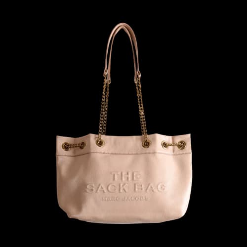 Marc Jacobs The Leather Chain Sack Bag Rose
