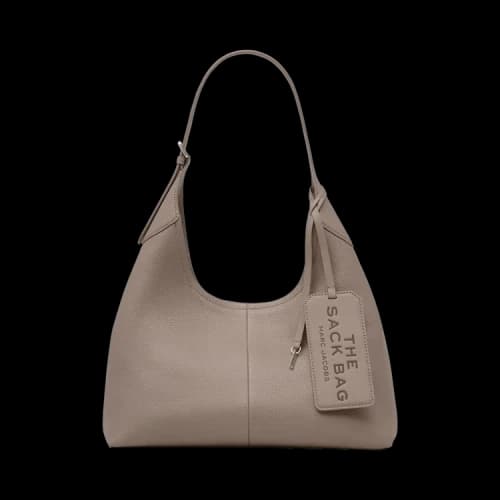 Marc Jacobs The Belted Sack Leather Bag 'Cement'