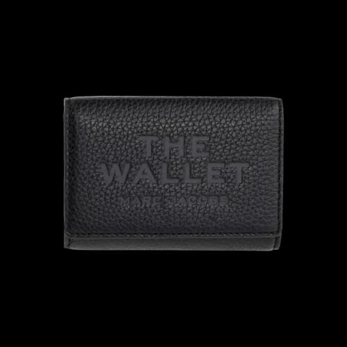 Marc Jacobs The Trifold Leather Wallet Black