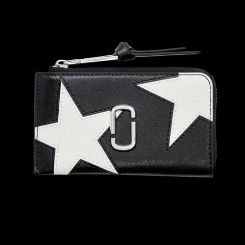 Marc Jacobs Top Zip Multi Wallet 'Black/White'