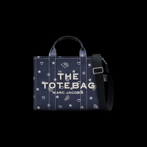 Marc Jacobs The Medium Tote Bag Navy Multi