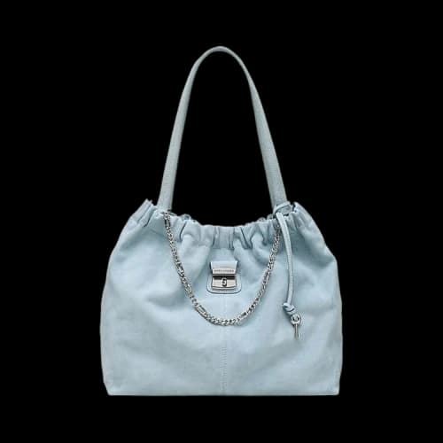 Marc Jacobs Suede Cristina Tote Bag Blueist