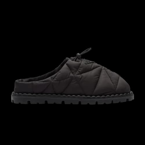 Prada Quilted Nylon Sandal 'Black'