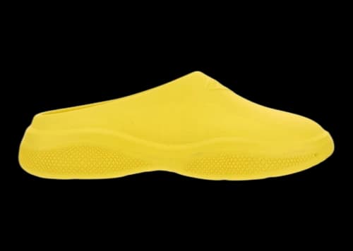 Prada Foam Rubber Mule Yellow