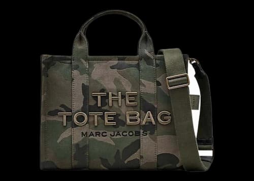 Marc Jacobs The Camo Jacquard Medium Tote Bag Green