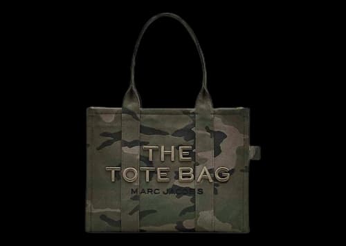 Marc Jacobs The Camo Jacquard Large Tote Bag Green