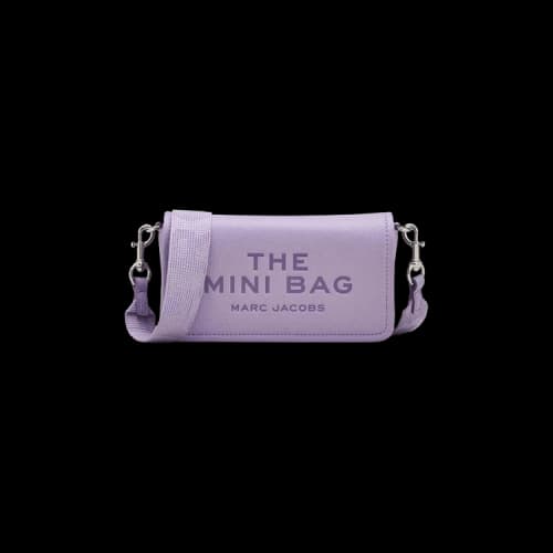Marc Jacobs The Leather Mini Crossbody Bag Lilac