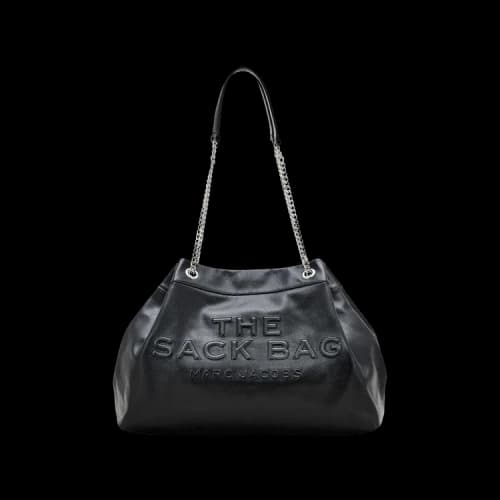 Marc Jacobs The Large Leather Chain Sack Bag 'Black'