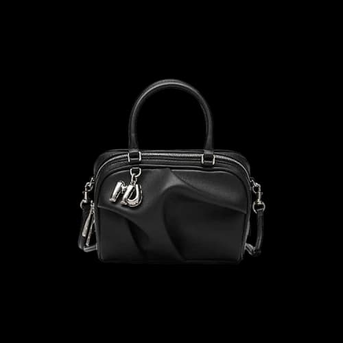 Marc Jacobs Micro Bauletto Wave Bag Black