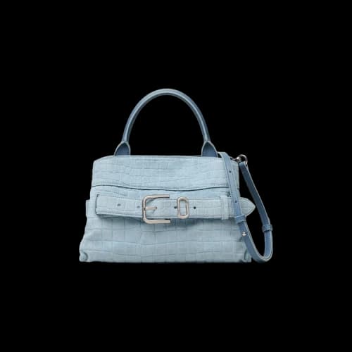 Marc Jacobs Suede Croco Blueist