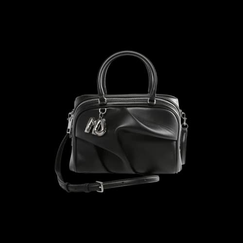 Marc Jacobs Small Bauletto Wave Bag Black