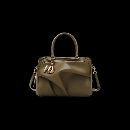 Marc Jacobs Small Bauletto Wave Bag Olive