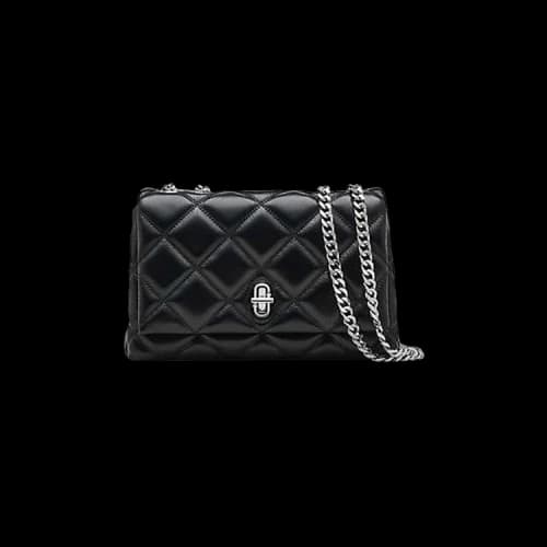 Marc Jacobs Slim Dual Chain Shoulder Bag Black