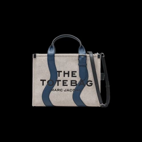 Marc Jacobs Wavy Canvas Medium Tote Bag Cotton