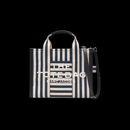 Marc Jacobs Stripe Canvas Medium Tote Bag Blueea