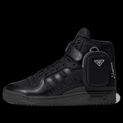 PRADA x adidas originals Unisex Forum High Sneakers Black