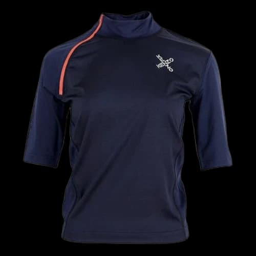 KENZO SS21 Logo Printing Sports Short Sleeve Navy Blue