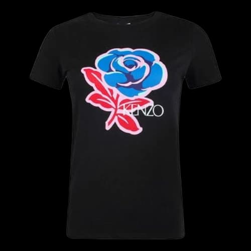 KENZO Printing Slim Fit Short Sleeve Black