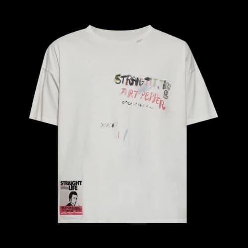 Paly Hollywood Straight Time Tee 'Cream'