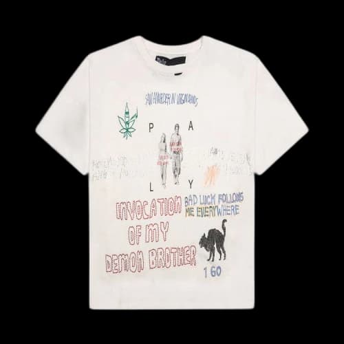 Paly Hollywood Bad Luck Tee 'White'