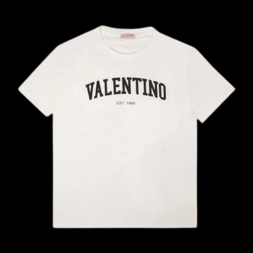 Valentino Logo Detail T-Shirt 'White'