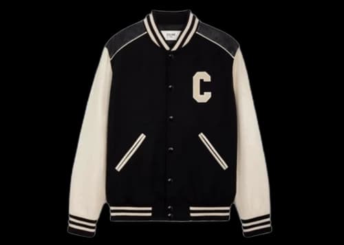 Celine Oversized Wool Teddy Jacket Black