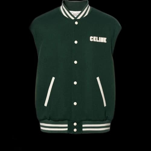 CELINE Teddy Loose Bi-Matiere Celine 'Green'