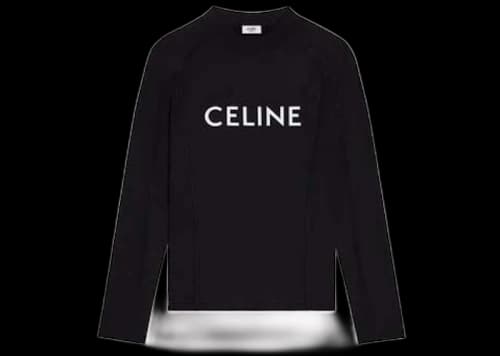 Celine Surf T-Lycra Shirt Black/White