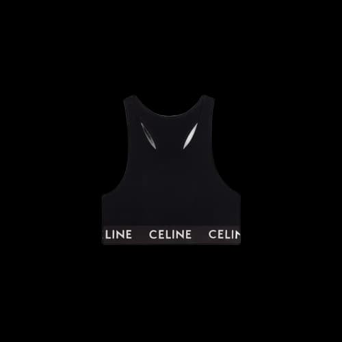 Celine Technical Jersey Bra Black