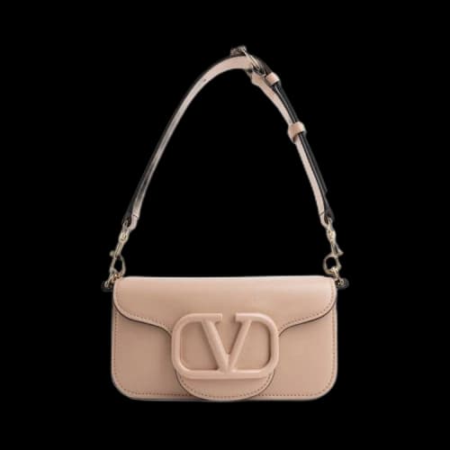 Valentino Logo Shoulder Bag 'Beige'
