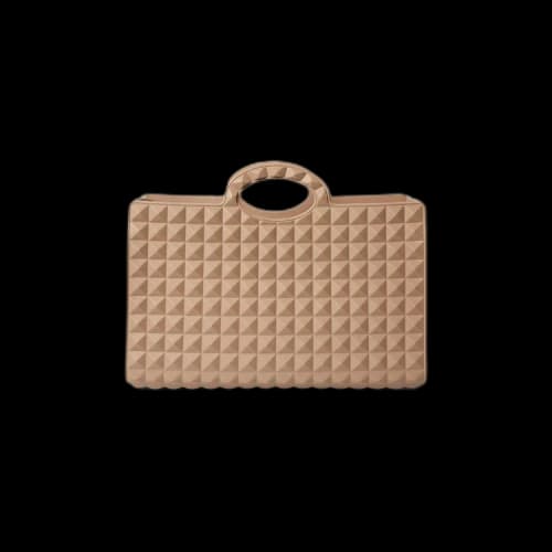 Valentino Le Troisieme Rubber Shopping Bag 'Beige'
