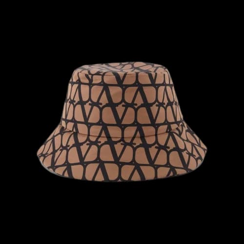 Valentino Toile Iconographe Bucket Hat 'Ebony'
