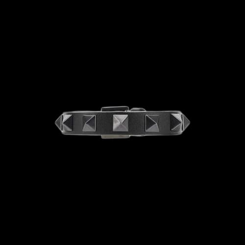 Valentino Leather Rockstud bracelet 'Black'