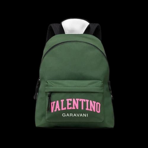 Valentino Garavani University Nylon Backpack 'Green/Pink'