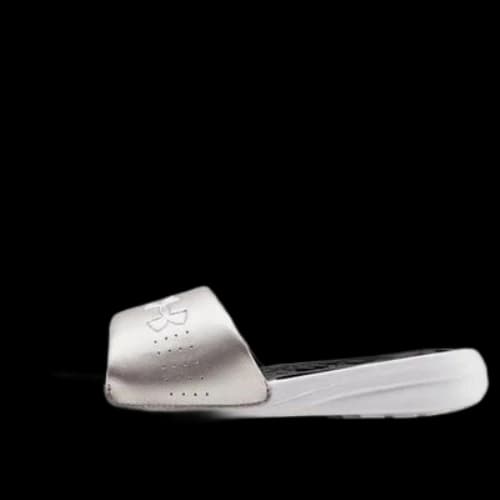 Under Armour Playmaker Fixed Strap Sandals Silver/Gray (Women's)