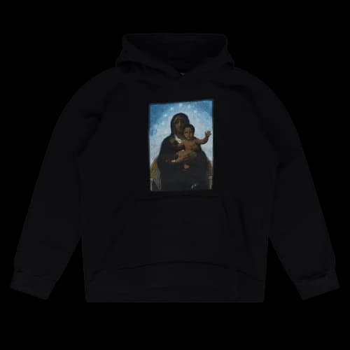 Denim Tears Mary And Jesus Hoodie 'Black'